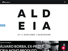 Tablet Screenshot of aldeia.biz